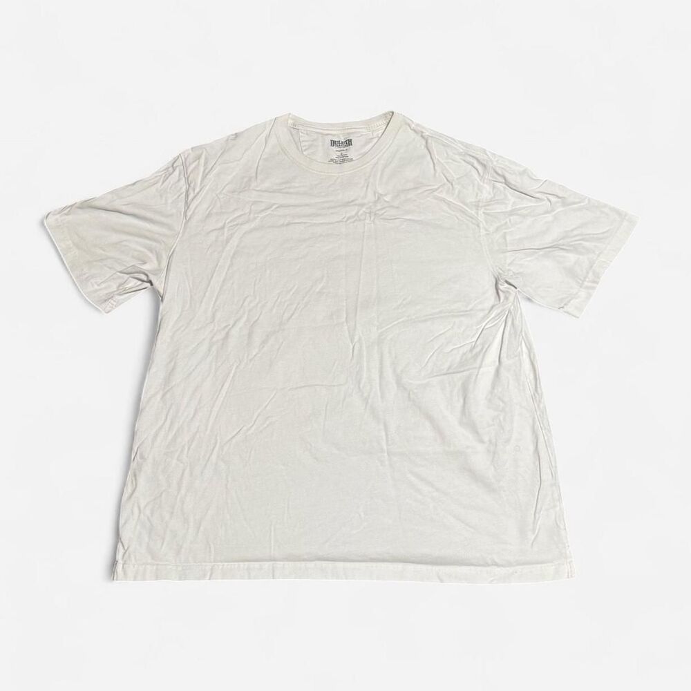 Duluth Trading Co. white 100% cotton T-shirt size L (width 25in, length 27in)